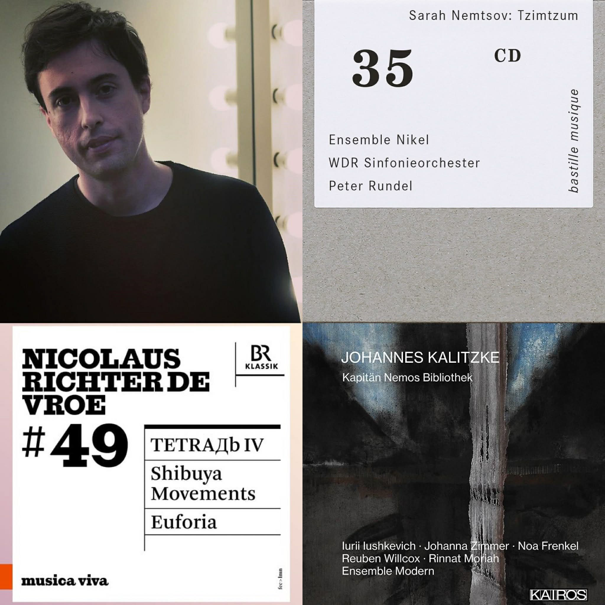 Atelier de Discos #10: �Dos apuestas fuertes (Nemtsov & De Vroe) y una �pera consistente (Kalitzke)�